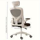 Silla de oficina ergonómica, adecuada para hogares y dormitorios - 11 vacaciones, compatible con suelos duros | Sillas de juego, estética moderna, estructura duradera, adecuada para todas las estaciones del año.