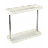 Estante Multifuncional De Plástico Con 2 Repisas