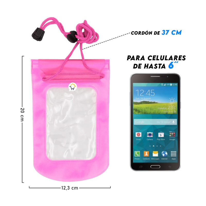 Estuche Sumergible Celular Forro Protector Resistente Agua 8118