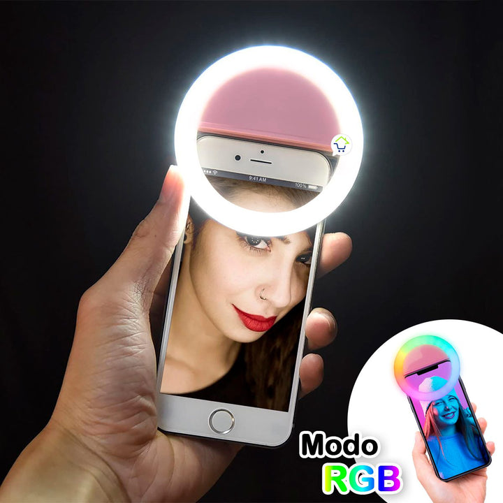 Mini Aro De Luz Led RGB Celular Portable Selfie RG01