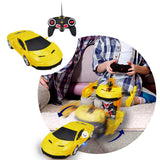 Carro Transformer Control Remoto Juguete Camaro Luces Movimientos MG20165