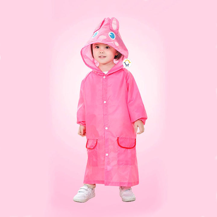 Impermeable Infantil Capucha Animales Abrigo Protección Lluvia CA228