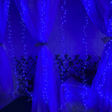 Cortina Micro Led Ramal 6x1,8 m 1440 LED Decoración Navidad Azul 1592