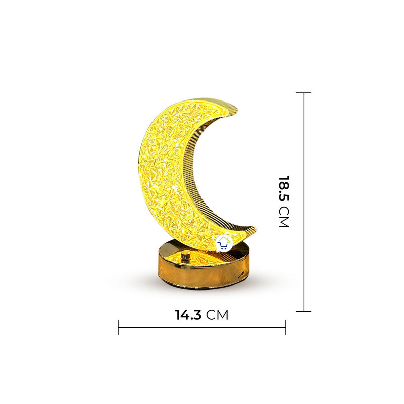 Lámpara Táctil Efecto Cristal Mesa De Noche Recargable LCL-1