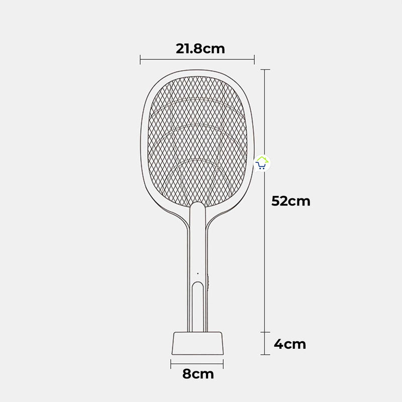 Raqueta Eléctrica Mata Zancudos Luz UV Recargable ZH-M806L