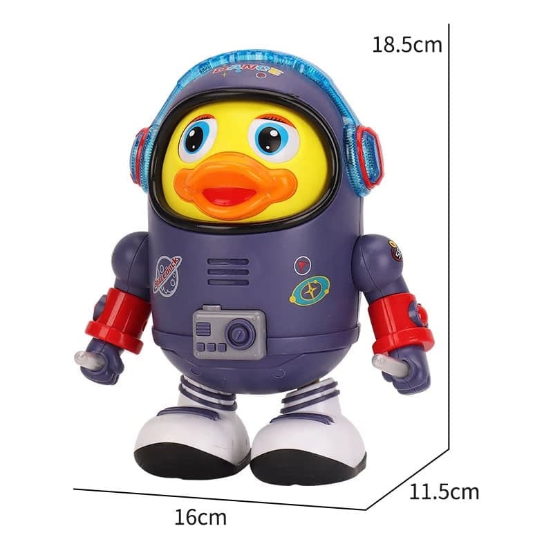 Pato astronauta bailarín con luz y sonido 50% OFF