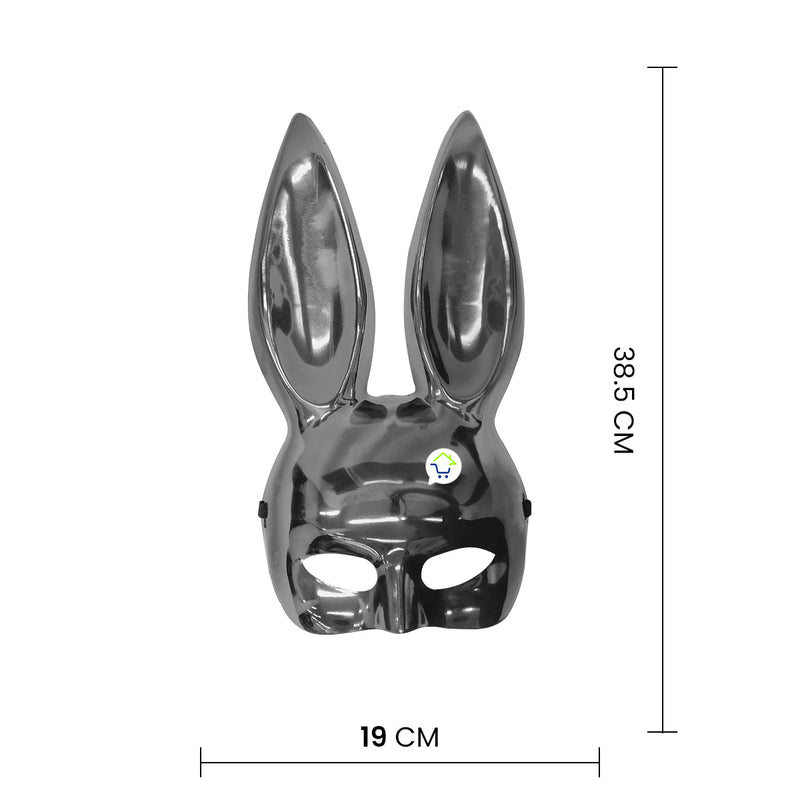 Máscara De Conejo Tornasol Sexy Media Cara Halloween Accesorio Disfraz 2909-108