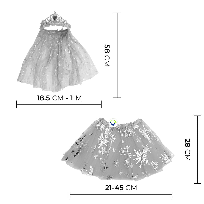 Disfraz De Hada Princesa Para Niña Tutu Halloween OF-700