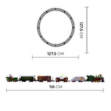 Tren Clásico 24 Piezas Luces Sonidos Infantil Árbol Navidad TCNO3