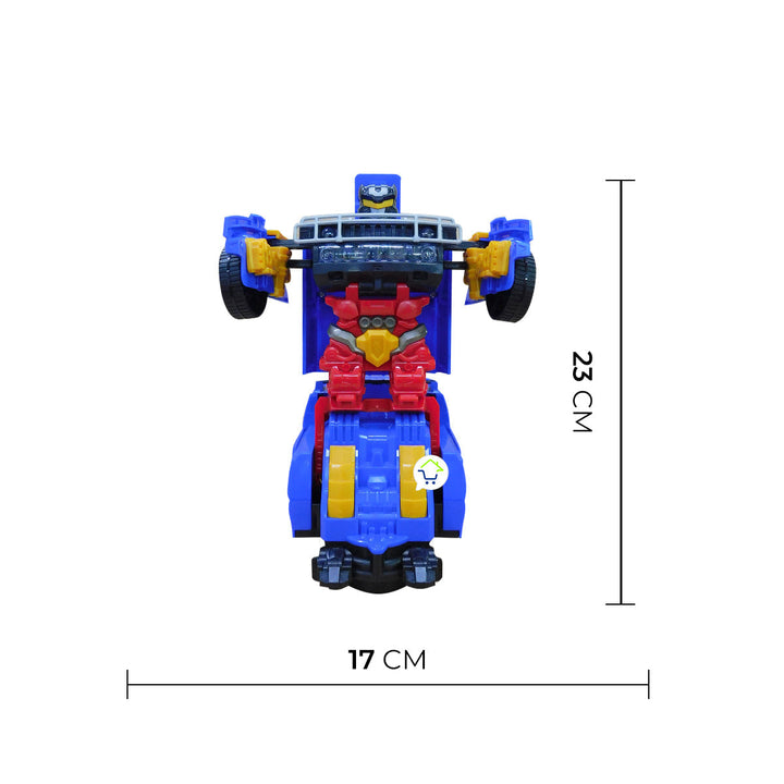 Carro Transformer 2 en 1 Guerrero Luces Y Sonido Juguete 8811-5