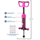 Juguete Saltarín Pogo Stick Saltador Contador Digital 658A