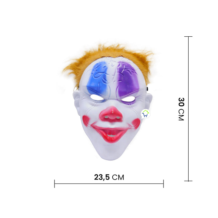 Máscara Halloween Payaso Asesino Disfraz MSHW02
