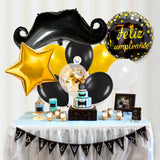 Globos Metalizados Bigote Feliz Cumpleaños Fiesta OE247