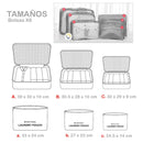 Organizador De Maleta Viajero Bolsos x6 Equipaje GM1911-211