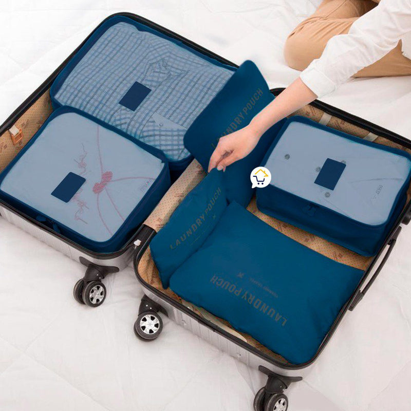 Organizador De Maleta Viajero Bolsos x6 Equipaje GM1911-211