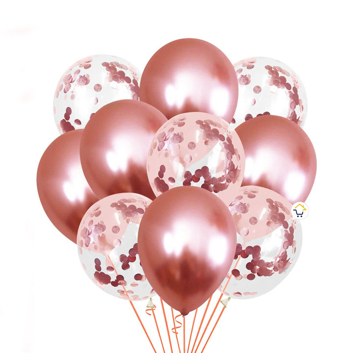 Kit Decoración Globos Confeti y Metalizados Fiesta 002