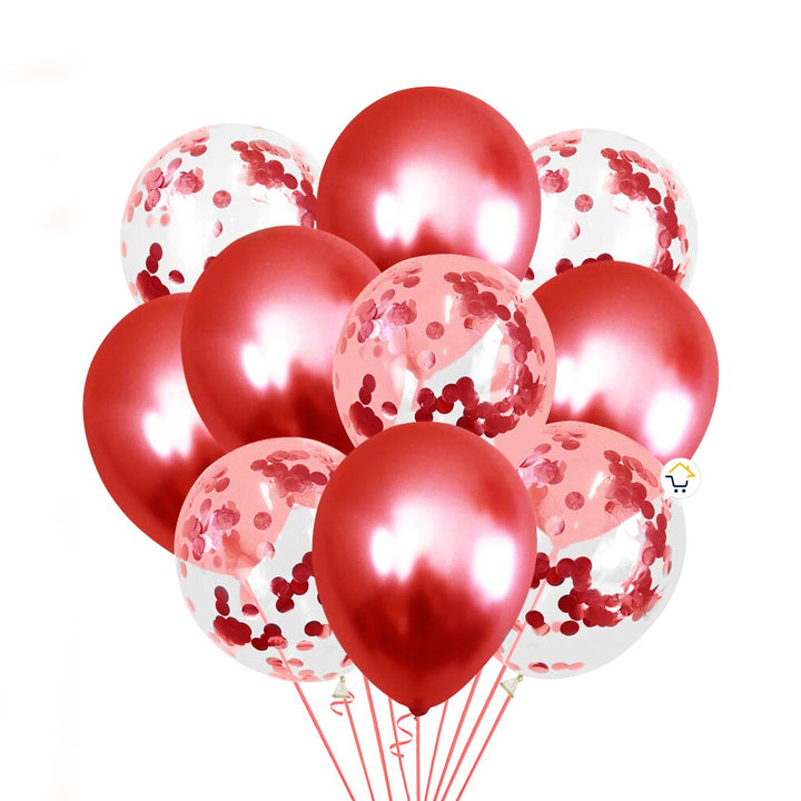 Kit Decoración Globos Confeti y Metalizados Fiesta 002