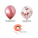 Kit Decoración Globos Confeti y Metalizados Fiesta 002