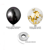 Kit Decoración Globos Confeti y Metalizados Fiesta 002