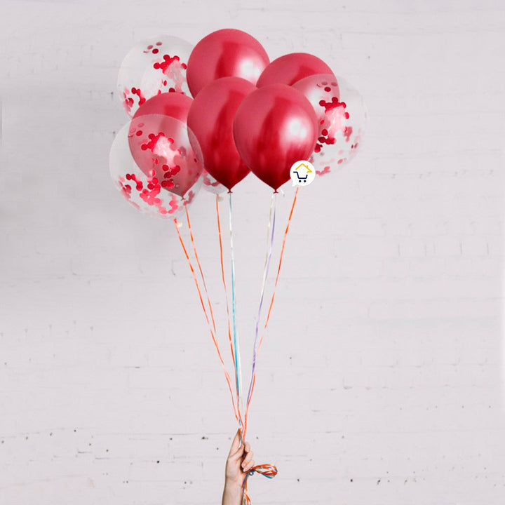 Kit Decoración Globos Confeti y Metalizados Fiesta 002