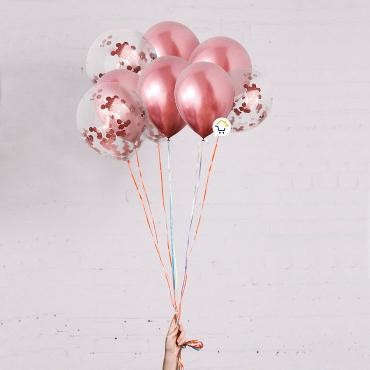 Kit Decoración Globos Confeti y Metalizados Fiesta 002