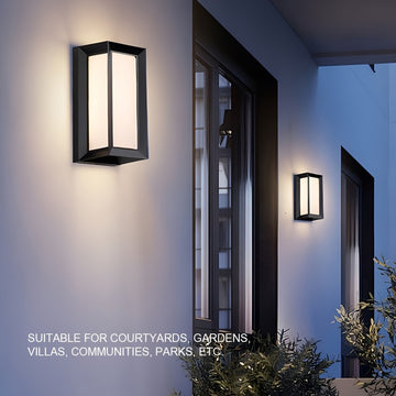 1 lámpara de exterior LED de tamaño medio, sin batería, 16/30W, resistente a la humedad ordinaria, para patios, jardines, villas, comunidades, parques, etc., brillo ajustable, baja tensión, instalación fácil