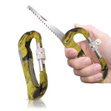 Navaja Mosquetón Multiusos Táctico Camping 5 en 1 Grande MNM01