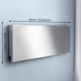 Estante de almacenamiento plegable de acero inoxidable - Instalación sin taladro, resistente a la oxidación y fácil de limpiar, organizador de cocina que ahorra espacio para especias, cubiertos, utensilios de cocina, diseño contemporáneo, organizadores y