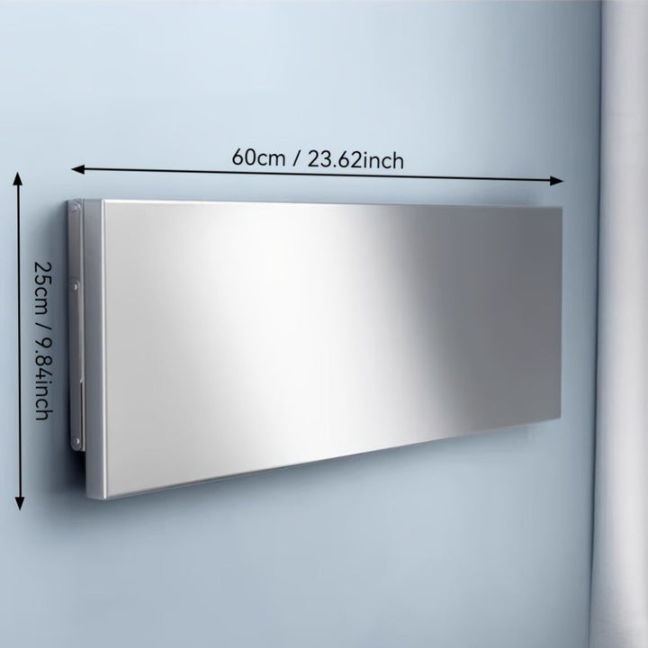 Estante de almacenamiento plegable de acero inoxidable - Instalación sin taladro, resistente a la oxidación y fácil de limpiar, organizador de cocina que ahorra espacio para especias, cubiertos, utensilios de cocina, diseño contemporáneo, organizadores y