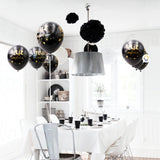 Globos Feliz Cumpleaños X12 Decoración Fiestas SMD12