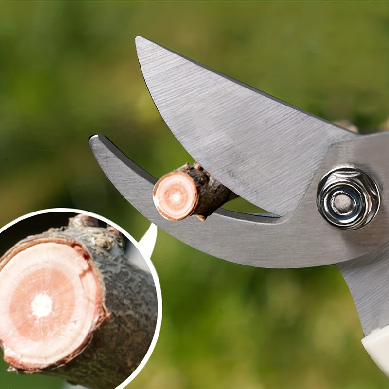 1pc Recortadora de Jardinería de Acero Inoxidable con Agarre Cómodo - Adecuada para Jardinería, Jardín y Uso Manual