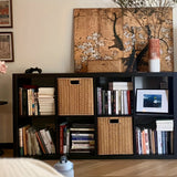 1 Armario de almacenamiento moderno de acero al carbono - Diseño plegable que ahorra espacio, armario multifuncional adecuado para oficina, armario, mesa de noche - Fácil de ensamblar, organización del hogar | Estructura metálica duradera, negro y blanco