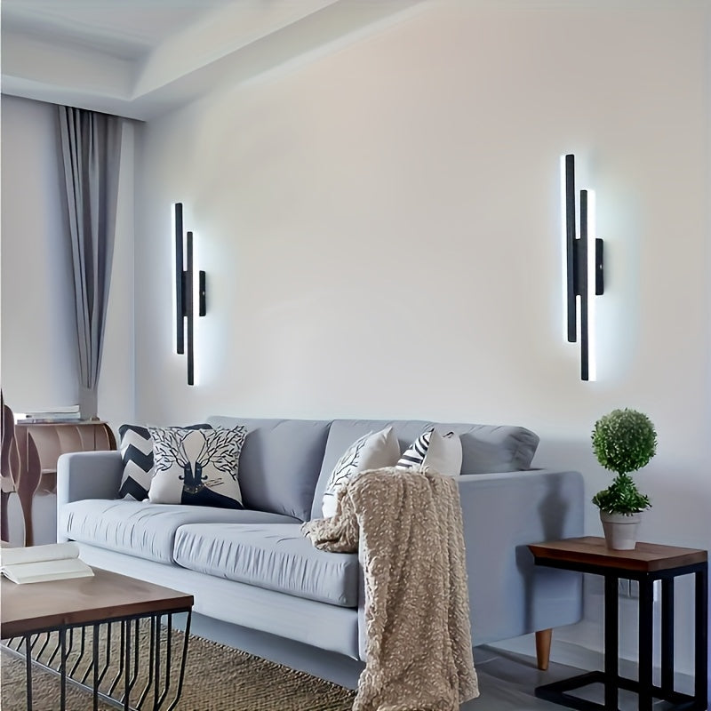 Arandela Moderna para Baño EZOS - Iluminación de 80.01 cm sobre Espejo con 3 Temperaturas Ajustables (3000K-6500K), Montaje Semiempotrado, Barra LED Energéticamente Eficiente para Baño, Dormitorio o Restaurante - Lámpara de Pared Decorativa