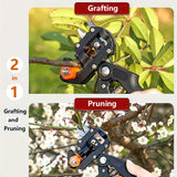 Un Paquete, Tijeras de Jardín Súper Afiladas y Resistentes para Jardinaje con Bloqueo de Seguridad para Poda y Modelado Fácil - Cortaúñas Manual Ergonómico Adecuado para Horticultura, Vallas y Diseño Paisajístico