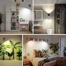 Lámparas de pared LED HBOWMDJIA, lámparas montadas en la pared con batería recargable, 3 niveles de brillo, carga extraíble, rotación de 360°, bola magnética, luz de pared inalámbrica para leer, estudiar, dormitorio, pasillo, luz LED.