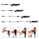 Bastón Senderismo Caminata Sistema Anti Choque Telescópico Ajustable BS01DFM