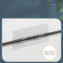 Juego de 2 canastas de almacenamiento sin taladro y ganchos de esquina para baño, dormitorio, clóset, gabinete de cocina, colgadores multiusos de estilo moderno, ganchos utilitarios