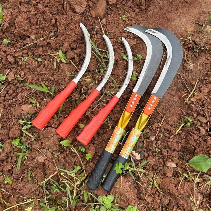 Tijeras de jardín de acero de manganeso de alta resistencia con una sola hoja - Hojas afiladas duraderas y de larga duración para césped, jardinería, agricultura y paisajismo - Mango ergonómico con diseño de dragón para una corte eficiente y mantenimient