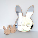 Espejo Acrílico Decorativo Marco Madera Niños JK180