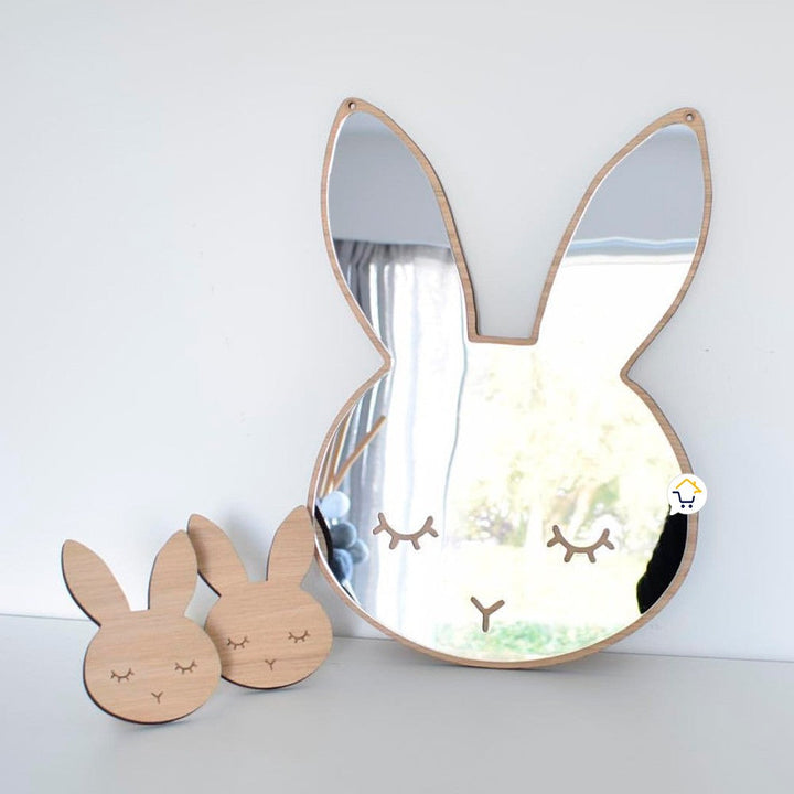 Espejo Acrílico Decorativo Marco Madera Niños JK180