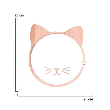 Espejo Acrílico Decorativo Marco Madera Niños JK180