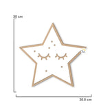 Espejo Acrílico Decorativo Marco Madera Niños JK180