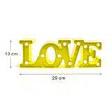 Lámpara Decorativa 3D Luz Led Letra Love Hogar Romántico RF 195