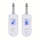 Sistema sin varillas para Guitarra con frecuencia de trabajo de 2.4GHz, transmisor y receptor inalámbricos recargables adecuados para guitarra, bajo, instrumentos de viento e instrumentos musicales electrónicos
