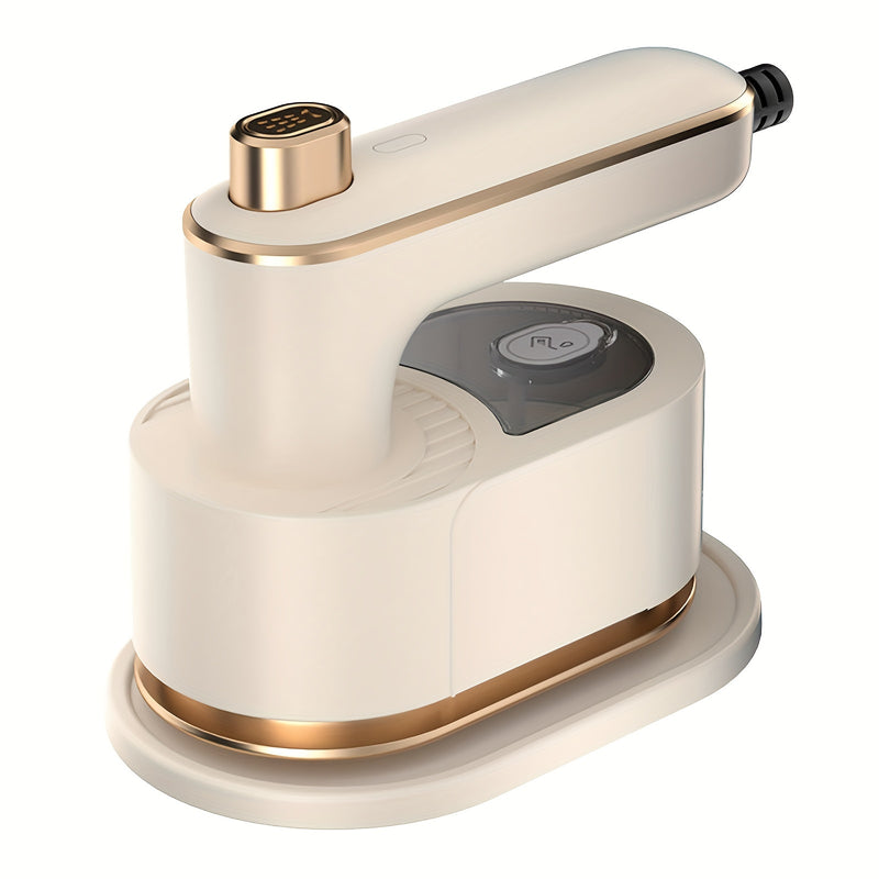 Plancha Portátil Mini de 1 Unidad con Calentamiento Rápido en 15s, Plancha Eléctrica a Vapor con Base Giratoria 180° - Ligera y Compacta para Viajes, Tela, Seda, Tejidos de Punto, Poliéster - Compatible con Enchufes US (110V) - Ideal para Viajeros y Prof