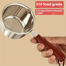 Cucharón pequeño de acero inoxidable 316 para verter líquidos, cuchara sopera mini, utensilio de cocina para líquidos calientes, ideal para uso en el hogar