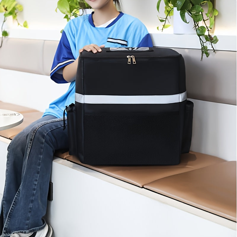 Gran Capacidad Bolsa Térmica Aislada - Mochila Impermeable y Duradera para Playa, Picnic, Escuela, Oficina, Viajes y Cocina en Casa - Disponible en Gris o , Bolso de Almuerzo No Contacto con Alimentos, Ideal para Vuelta al Colegio