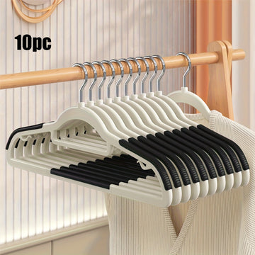 10 Perchas Para Ropa, Perchas Antideslizantes Sin Rastro, Perchas Resistentes Y Duraderas, Almacenamiento Y Organización De Secado De Ropa Para El Hogar Para Dormitorio, Baño, Hogar