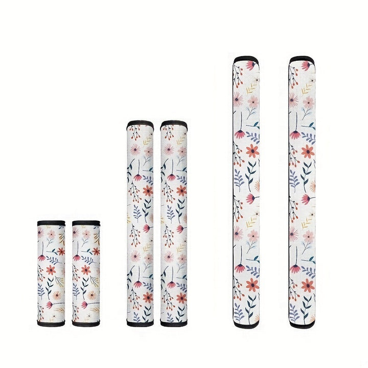 6pcs Cubiertas de Manijas para Electrodomésticos de Cocina con Mariposas y Libélulas - Fácil Instalación, Adecuadas para Microondas, Refrigeradores, Hornos y Armarios