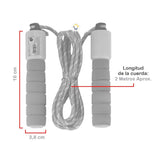 Cuerda Lazo Contador Saltar Soga Ejercicio Crossfit PT19170